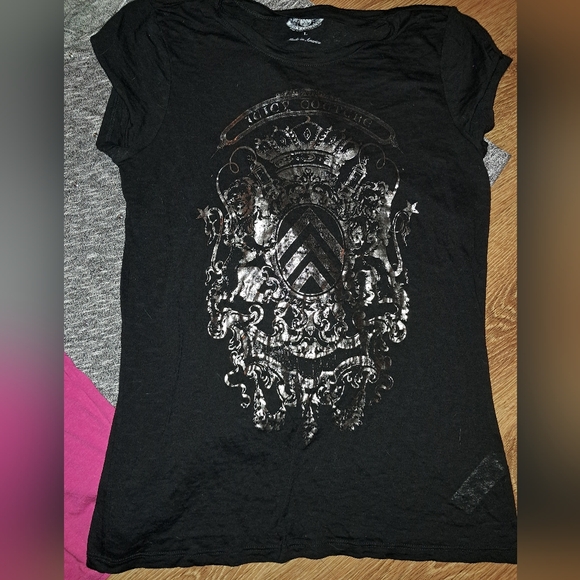 Juicy Couture Bundle Sweater + Burnout Tee + Rhinestone Logo tee Medium - Picture 3 of 4